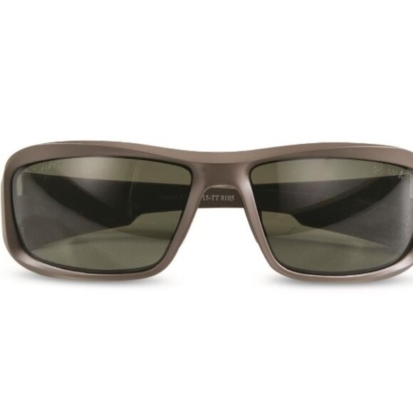 Edge Eyewear Hamel MAS Tactical Shooters Sunglasses, Black - New - Picture 1 of 2